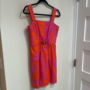 Shoshanna Pink and Orange Mini Dress